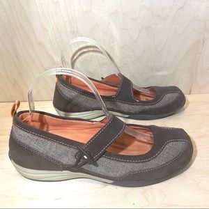 Land’s End Shoes Women’s Size 7.5 Slip On Brown Mary Janes